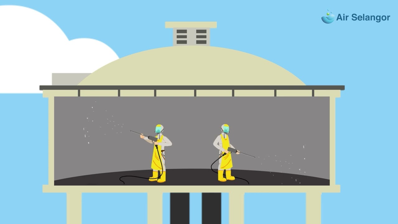 How are Service Reservoirs Cleaned Hydro Hub Air Selangor