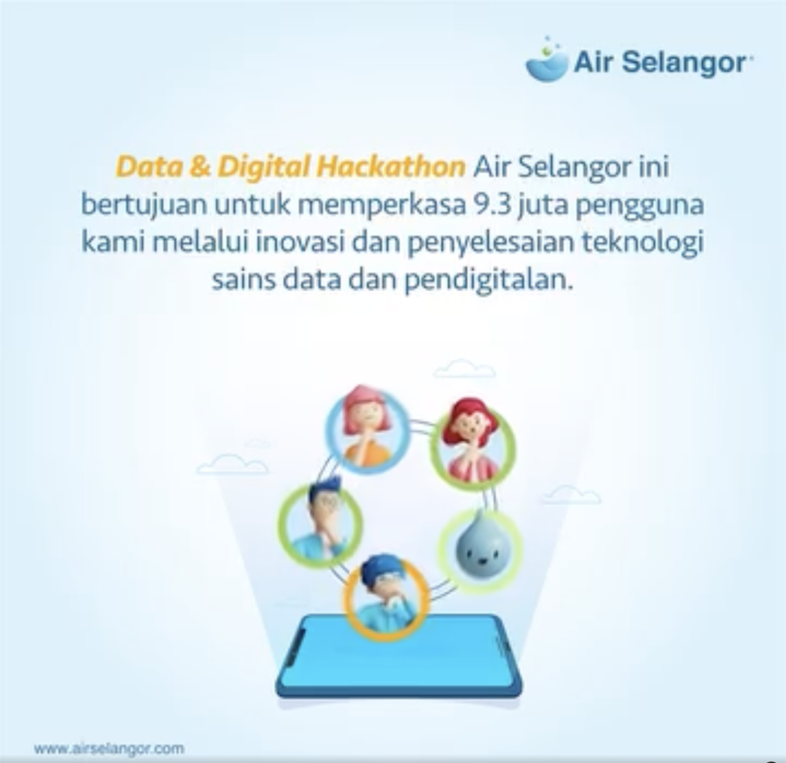 Data & Digital Hackathon 2024 Air Selangor - Hydro Hub | Air Selangor